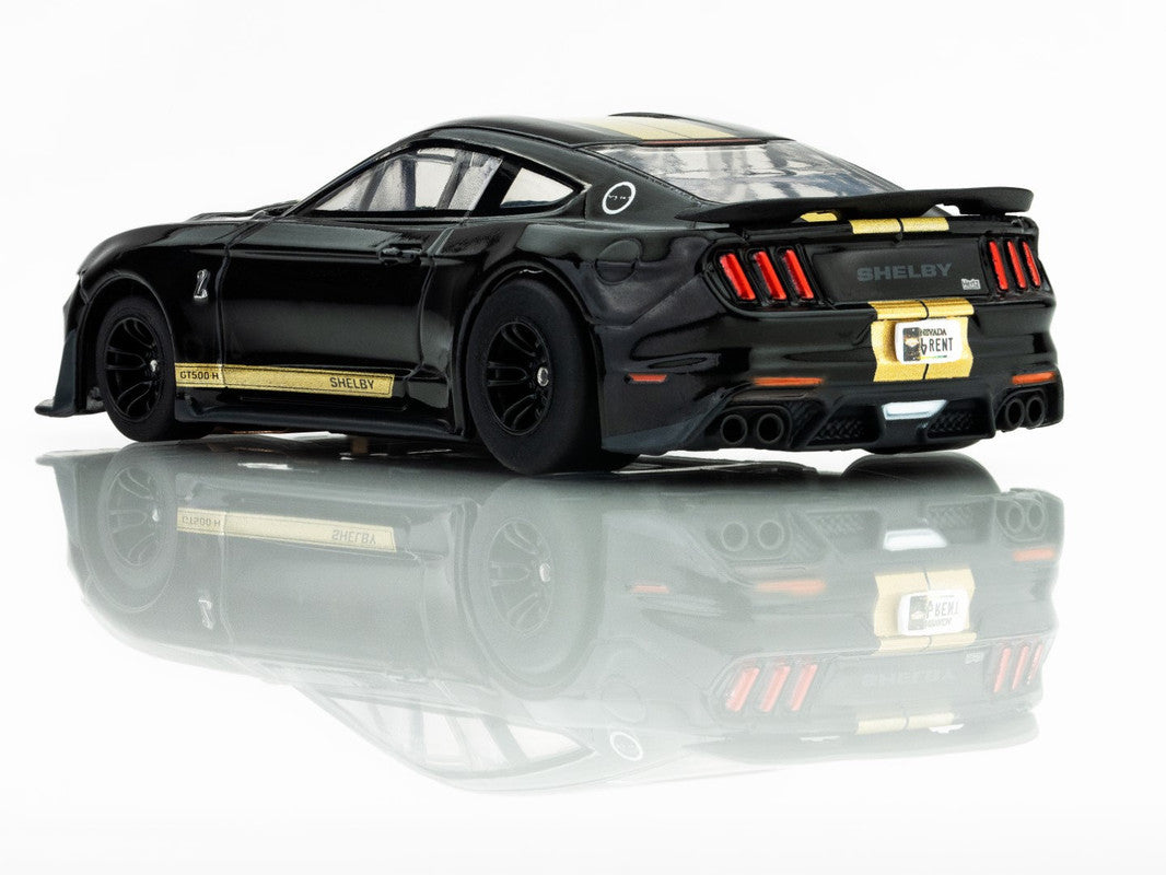 AFX 22082 HO Mega G + Black/Gold 2022 Shelby Mustang GT500H Slot Car