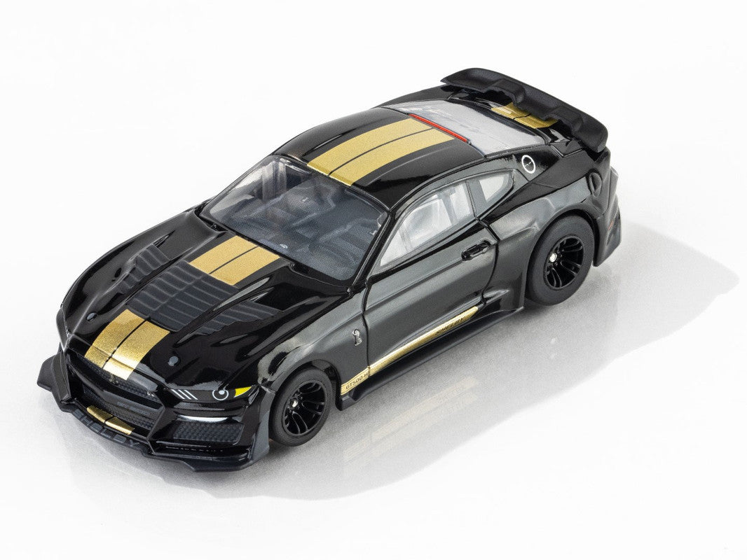 AFX 22082 HO Mega G + Black/Gold 2022 Shelby Mustang GT500H Slot Car