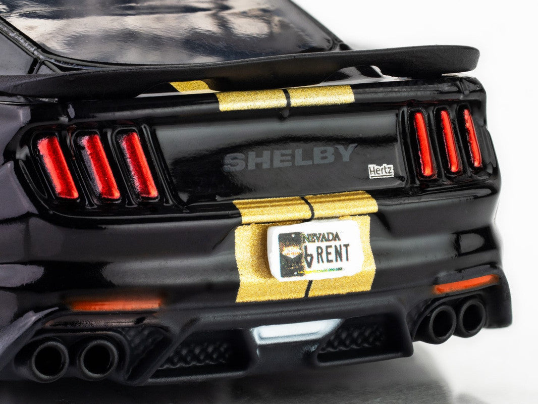 AFX 22082 HO Mega G + Black/Gold 2022 Shelby Mustang GT500H Slot Car