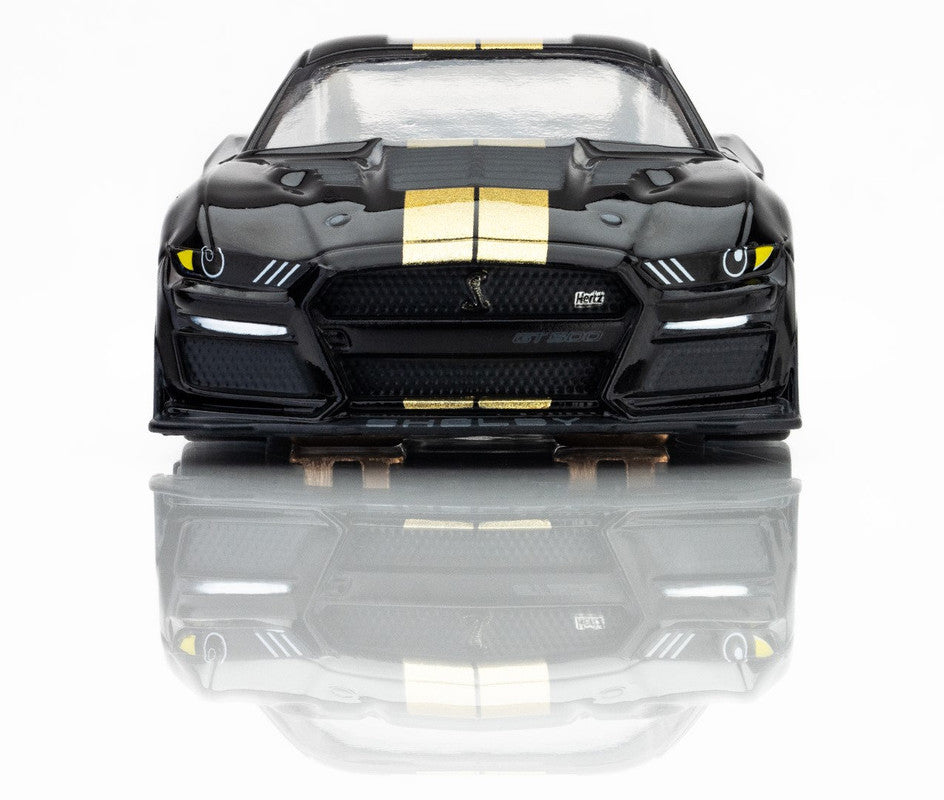 AFX 22082 HO Mega G + Black/Gold 2022 Shelby Mustang GT500H Slot Car