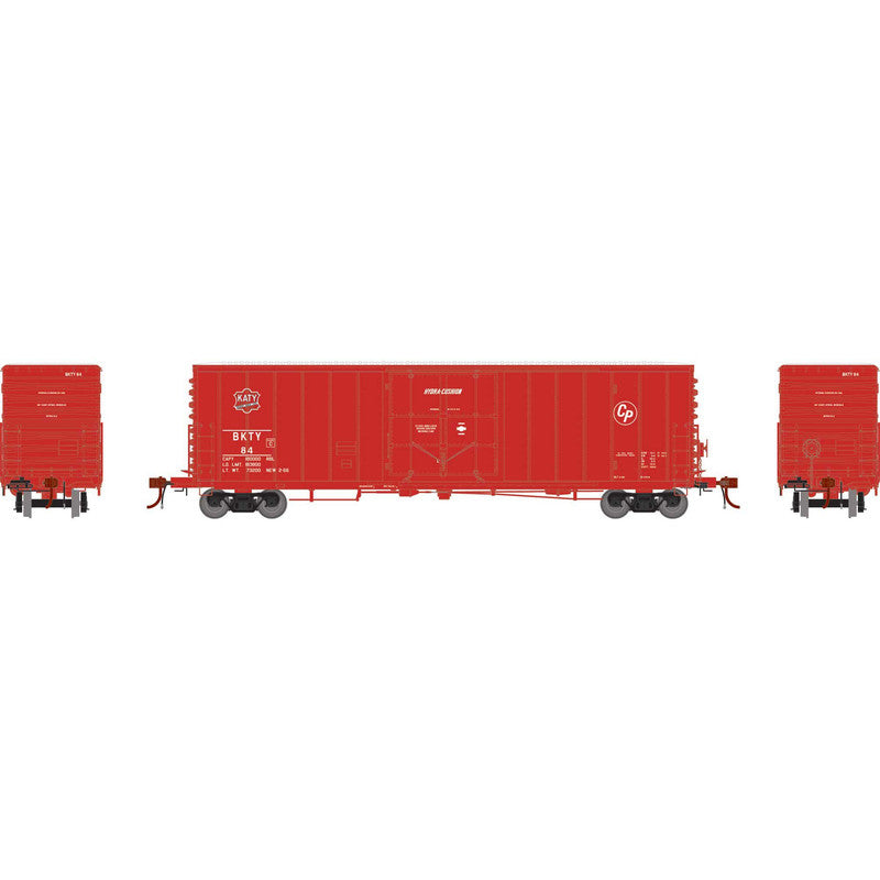 Athearn G68946 HO BKTY 50' PC&F Smooth Side Box with 10'6