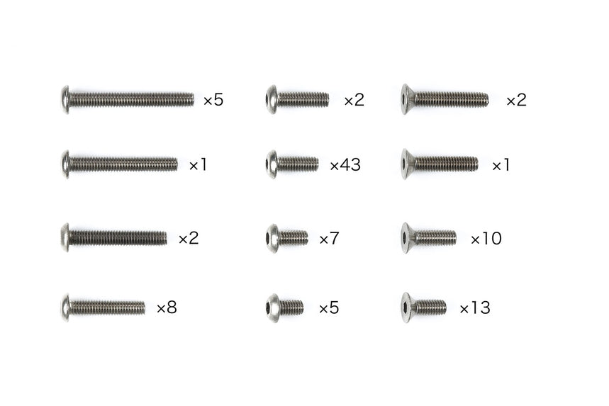 Tamiya 47509 RC Xm-01 Titanium Screw Set