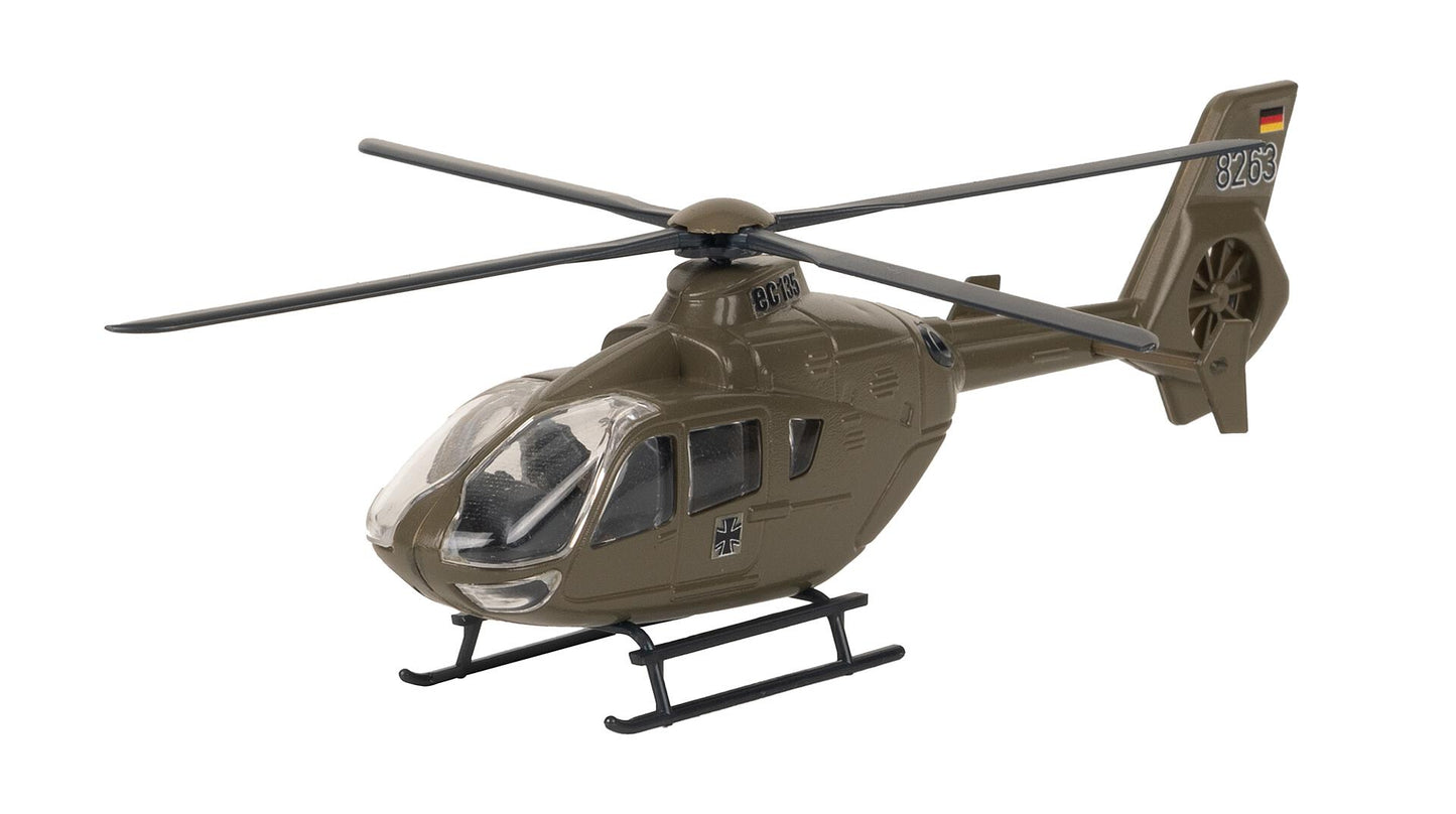 Faller 131022 HO German Army Airbus EC135 Military Helicopter Kit