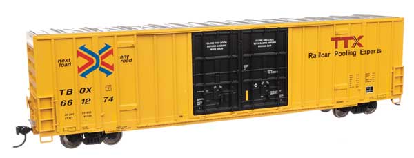 Walthers 910-3044 HO TTX 60' High Cube Plate F Ready to Run Boxcar #661274