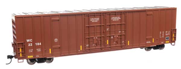Walthers 910-3052 HO Wisconsin Central 60' High Cube Plate F Boxcar #22184