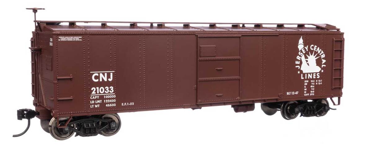 Walthers 910-40956 HO Central Railroad of New Jersey 40' Early X29 Boxcar #21033