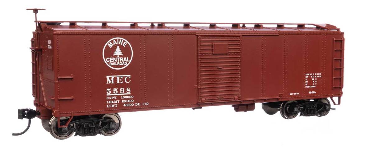 Walthers 910-40963 HO Maine Central 40' Early X29 Ready to Run Boxcar #5598