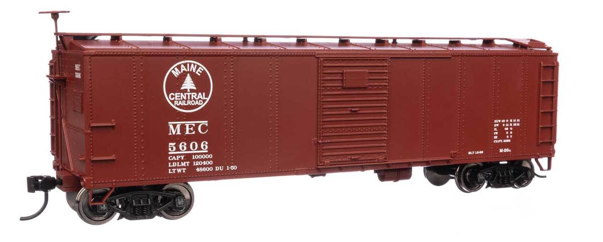 Walthers 910-40964 HO Maine Central 40' Early X29 Ready to Run Boxcar #5606