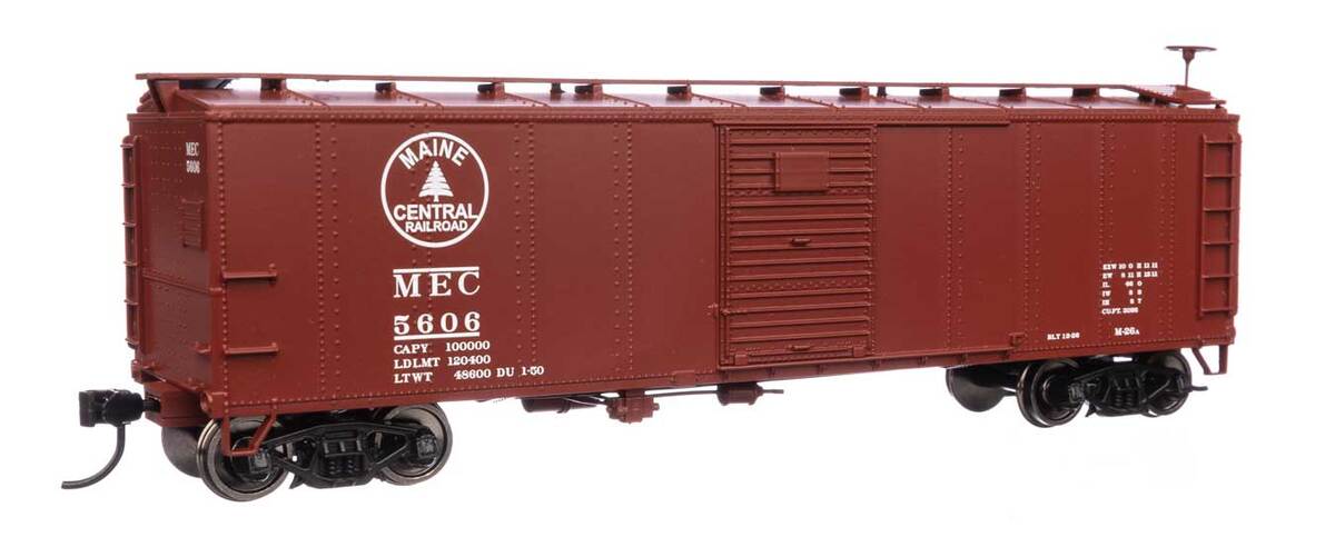 Walthers 910-40964 HO Maine Central 40' Early X29 Ready to Run Boxcar #5606