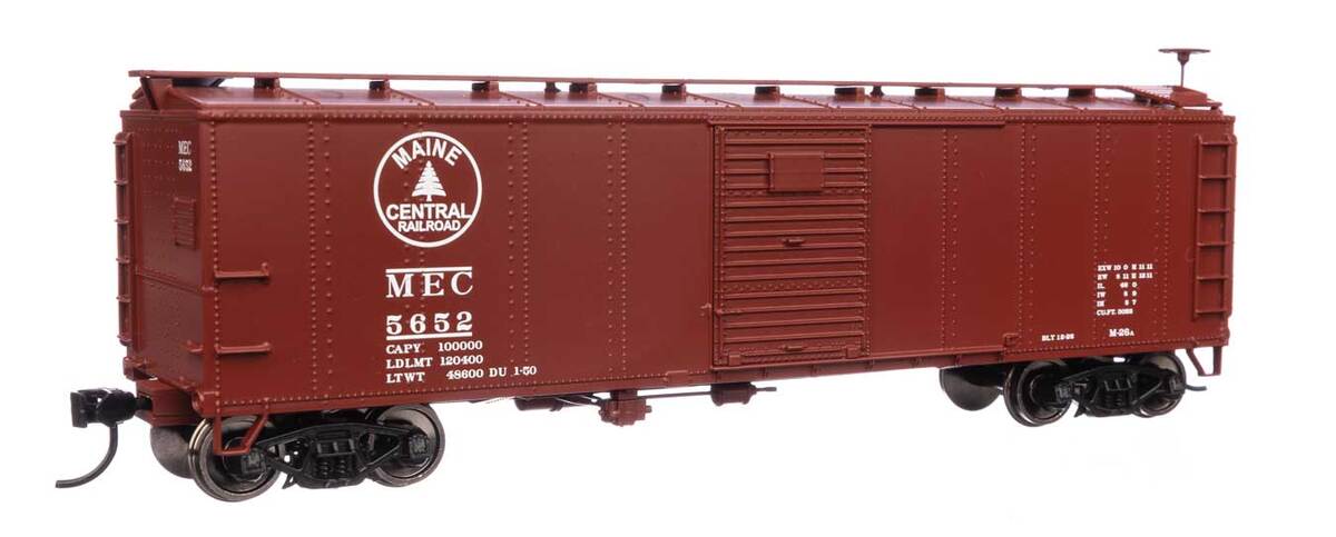 Walthers 910-40965 HO Maine Central 40' Early X29 Ready to Run Boxcar #5652