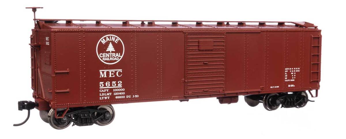Walthers 910-40965 HO Maine Central 40' Early X29 Ready to Run Boxcar #5652