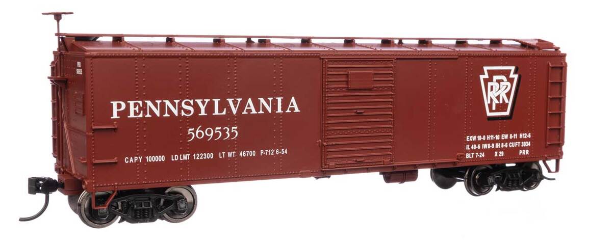 Walthers 910-40971 HO Pennsylvania 40' Early X29 Ready to Run Boxcar #569535