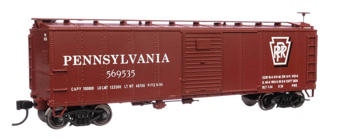 Walthers 910-40971 HO Pennsylvania 40' Early X29 Ready to Run Boxcar #569535
