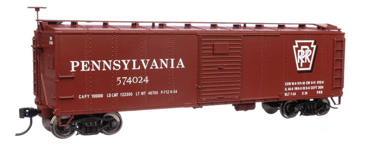 Walthers 910-40974 HO Pennsylvania 40' Early X29 Ready to Run Boxcar #574024
