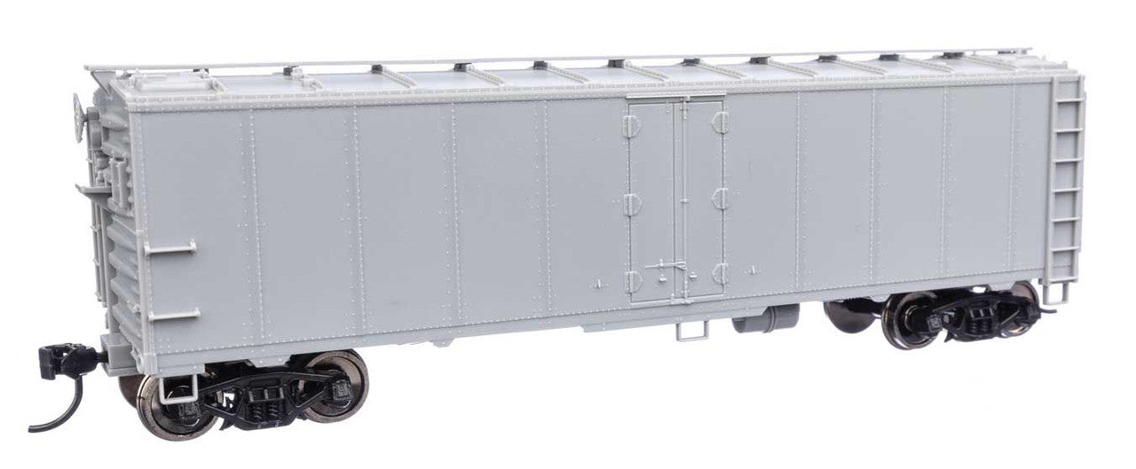 Walthers 910-41400 HO Undecorated 40' Steel RTR Reefer with Dreadnaught Ends