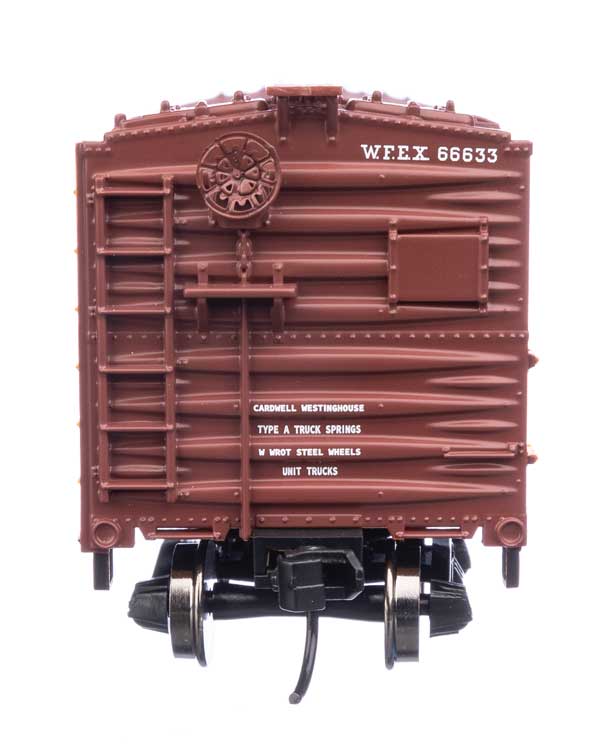 Walthers 910-41421 HO WFE 40' Steel RTR Reefer with Dreadnaught Ends #66633