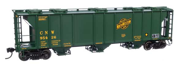 Walthers 910-7048 HO C&NW 50' PS-2 2893 3-Bay Covered Hopper #95426