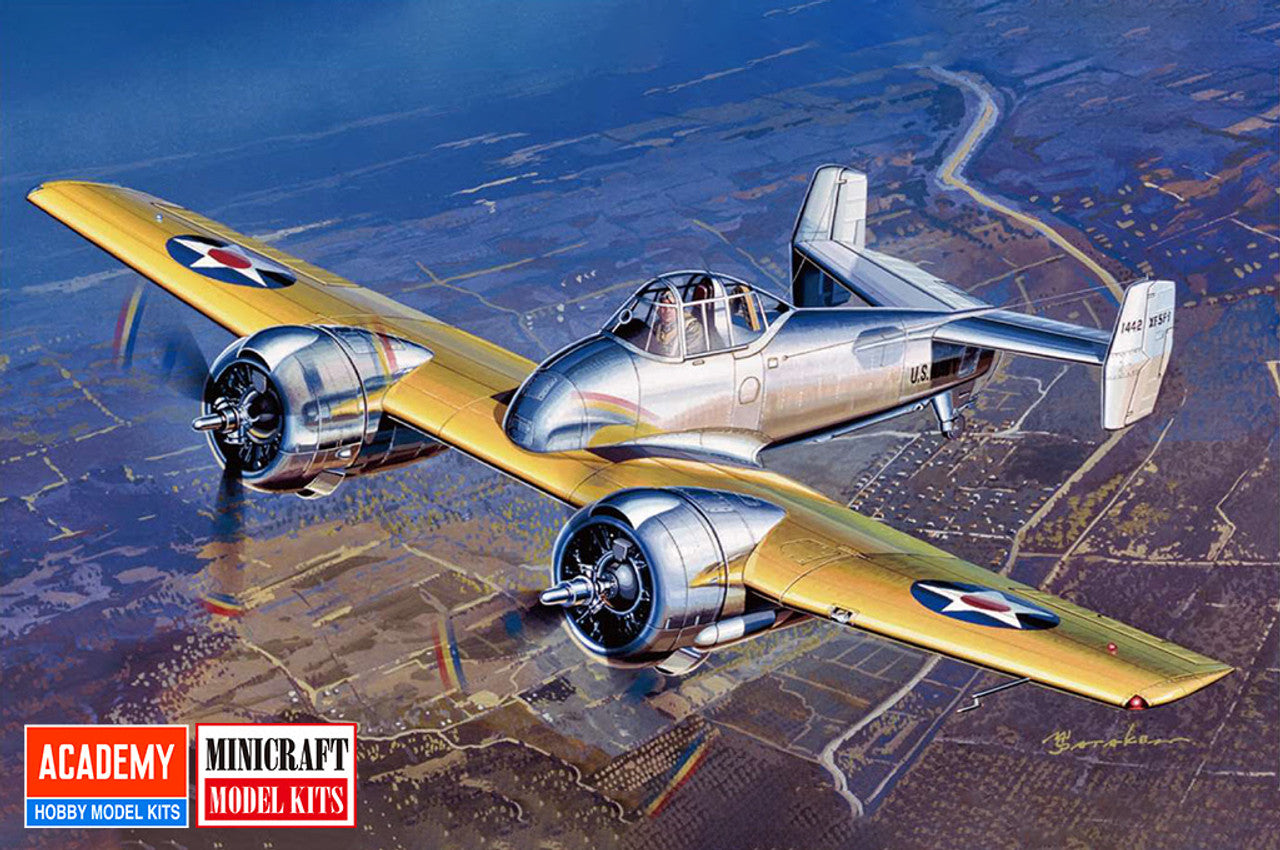 Academy 12363 1:48 USN XF5F-1 Skyrocket Aircraft Plastic Model Kit