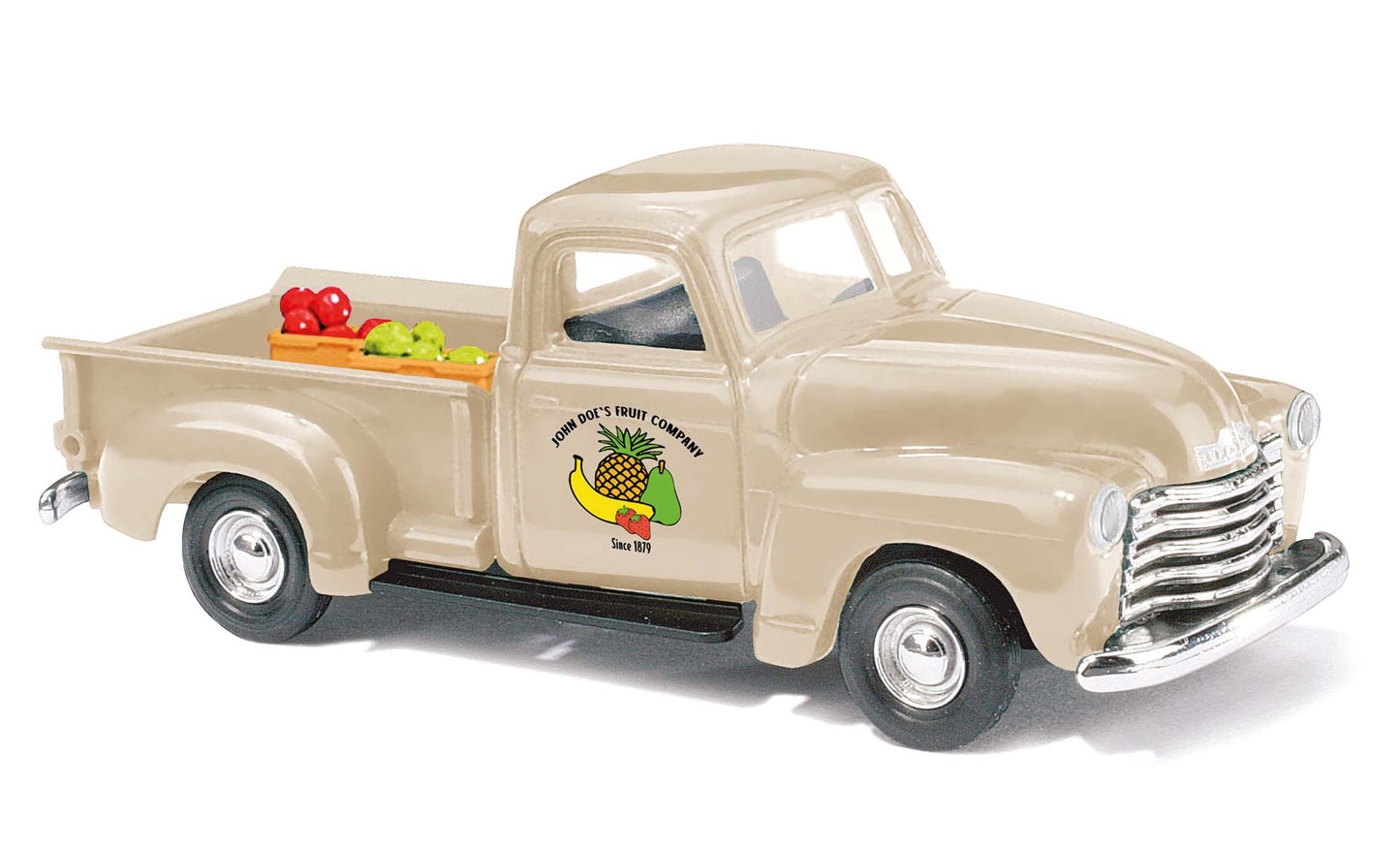 Busch 48245 HO Fruit Company w/Load of Fruit 1950 Chevrolet Pick-Up Truck