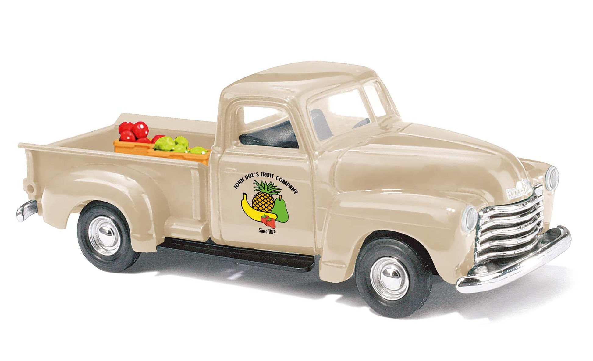 Busch 48245 HO Fruit Company w/Load of Fruit 1950 Chevrolet Pick-Up Truck