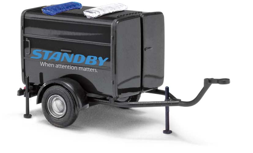 Busch 54906 HO Assembled Standby TSA Generator Trailer
