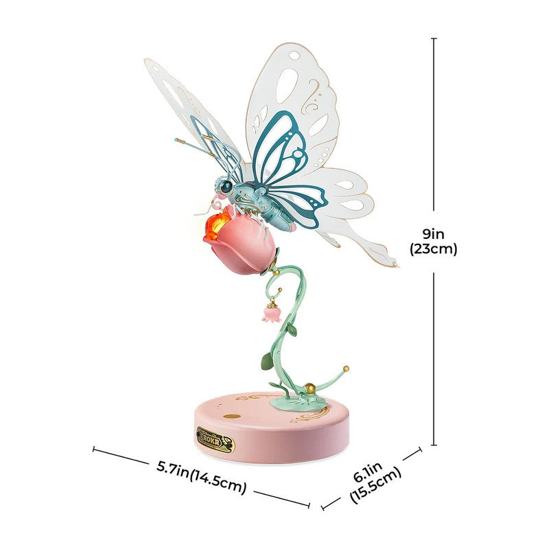 Robotime MI05P ROKR Butterfly DIY Mechanical 3D Puzzle