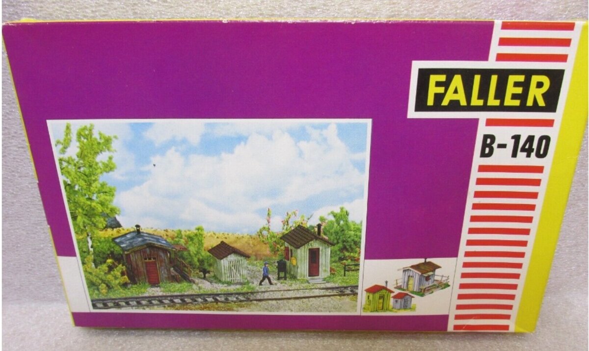 Faller B-140 HO Scale Track Houses Building Kit