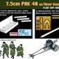 Dragon 6249 1:35 7.5cm Pak 40 with Heer Gun Crew Plastic Model Kit