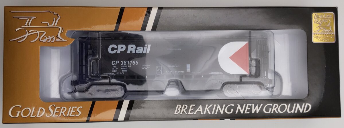 True Line Trains 300340 HO Scale Canadian Pacific 4-Bay Hopper Car #381165