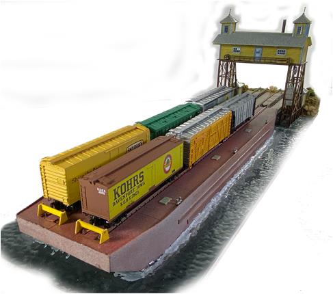 The N Scale Architect 10061 N The Hudson Carfloat Kit
