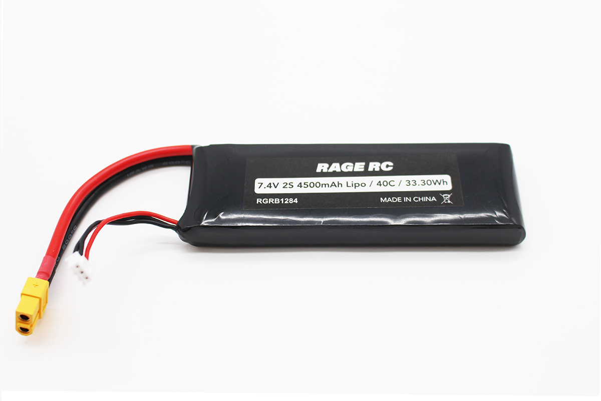 Rage R/C B1284 2S 7.4V 4500mAh 40C Battery