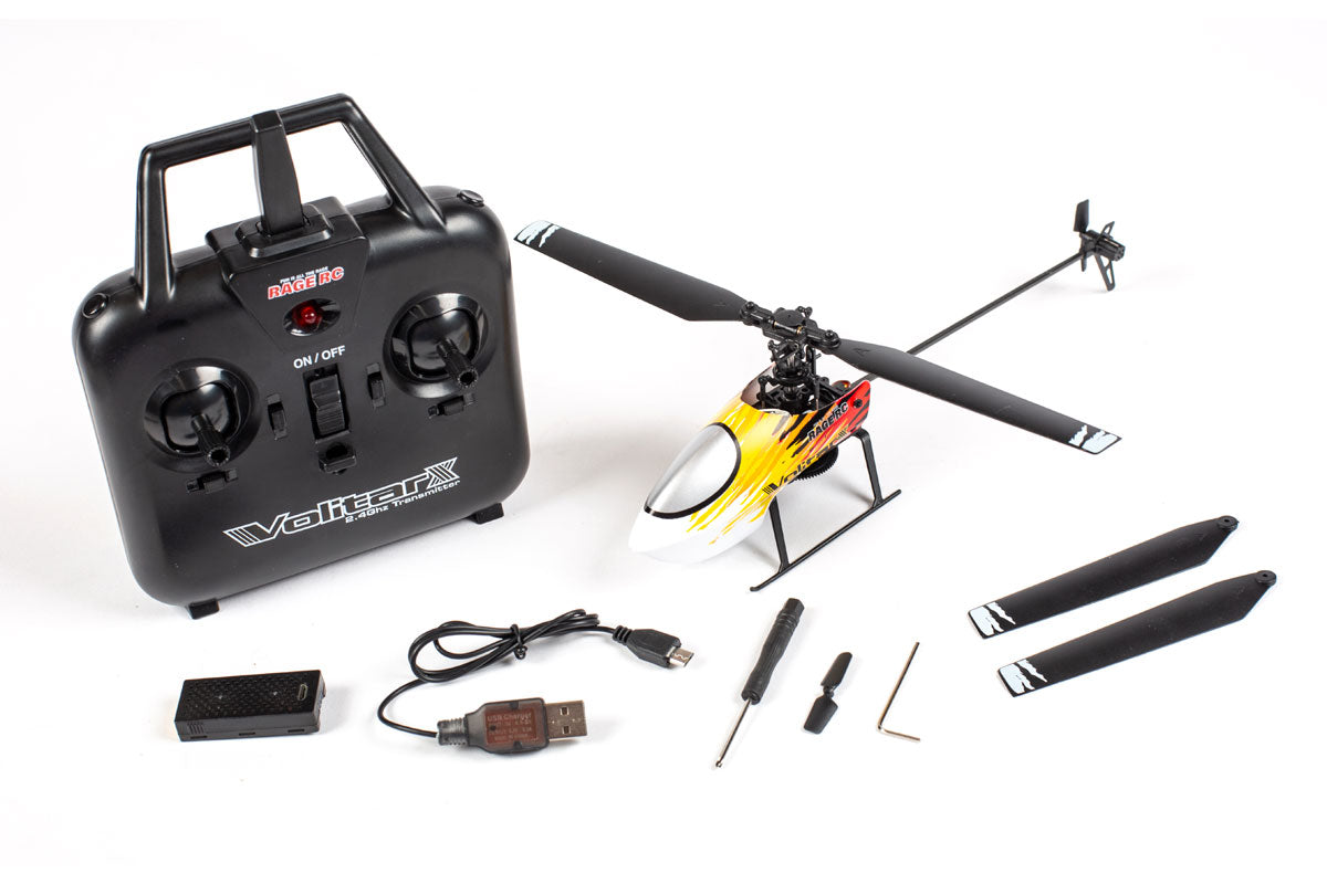 Rage R/C 6001 Volitar X RTF Micro Heli with Red C