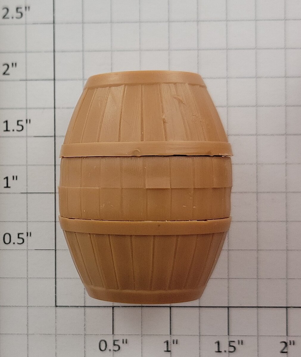 Acme 0715-1000 G Scale Plastic Pickle Barrel