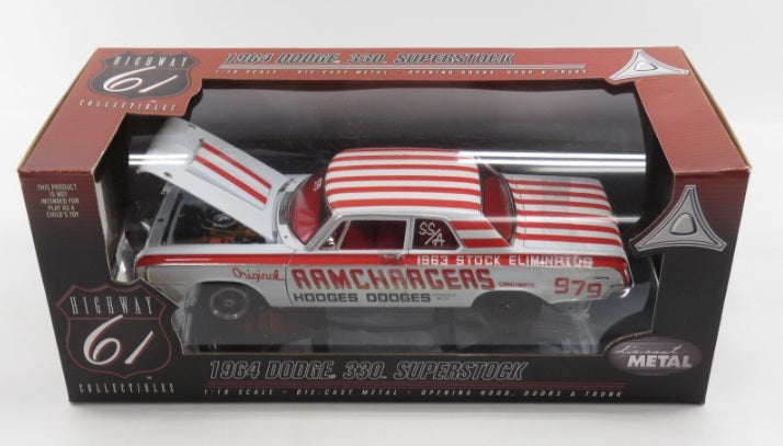 Highway 61 50044 1:18 1964 Dodge 330 Superstock Ramchargers Diecast Collectibles