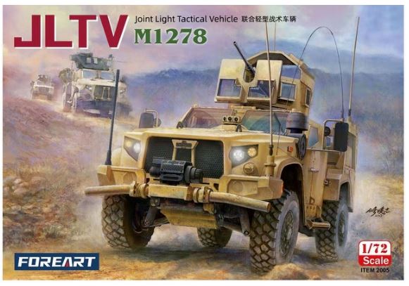 Fore Hobby 2005 1:72 M1278 JLTV Joint Light Tactical Vehicle Plastic Model Kit