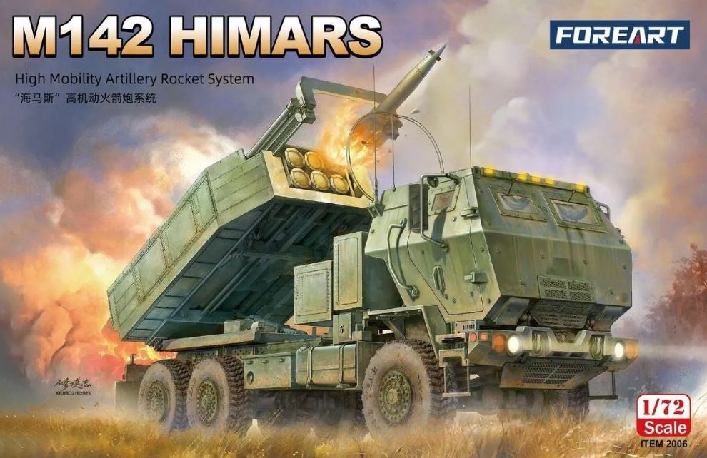 Fore Hobby 2006 1:72 M142 HIMARS High Mobility Artilery Rocket System Truck Kit