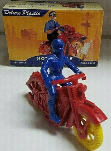 Dimestore Dreams 20300 1:24 Deluxe Plastic Motorcycle & Rider Set