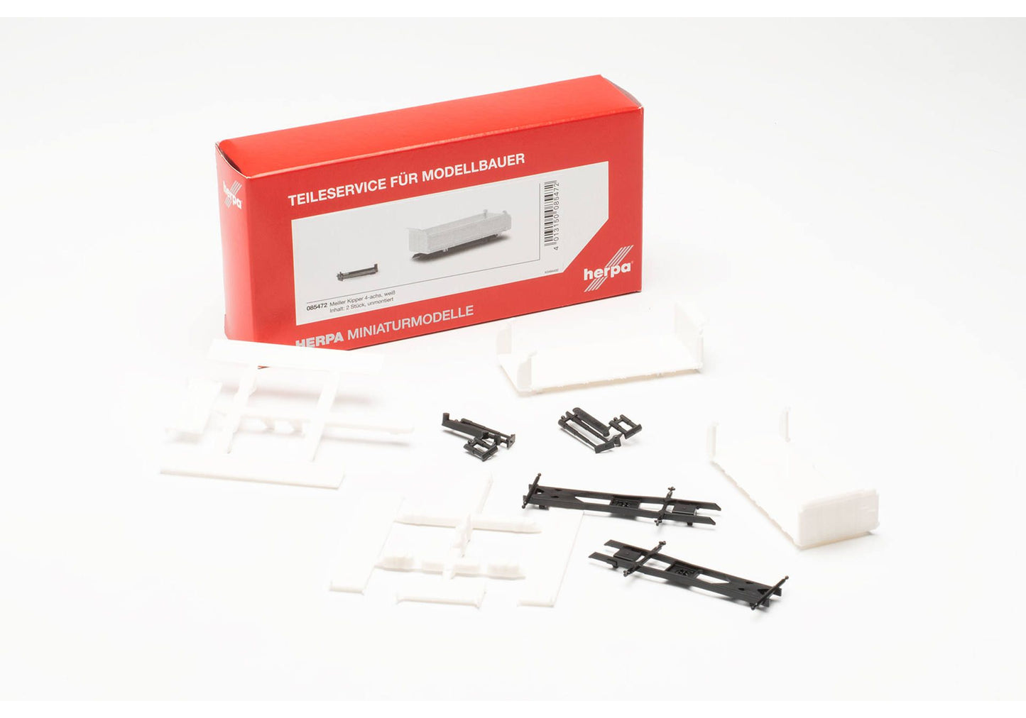 Herpa 085472 1:87 Meiller 4 Axles Dumper (Set of 2)