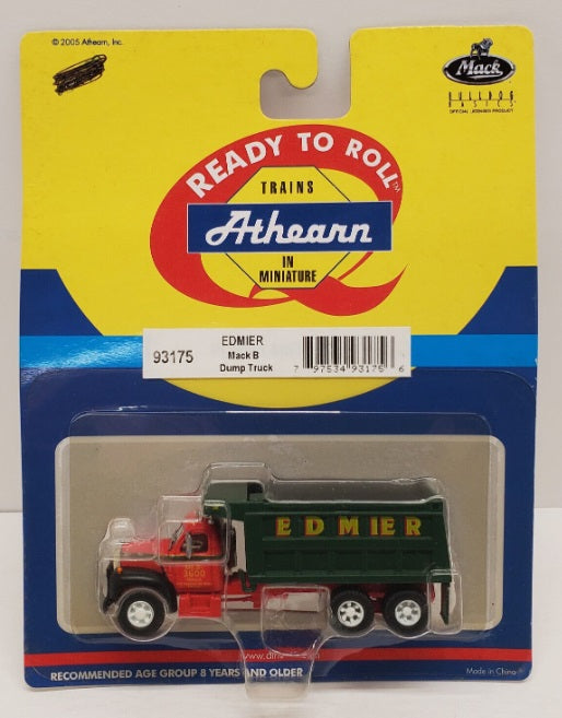 Athearn 93175 HO EDMIER Mack B Dump Truck Ready To Roll
