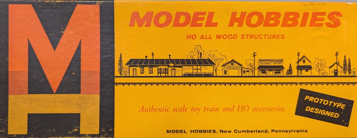 Model Hobbies 573 HO All Wood Town Station Building Kit