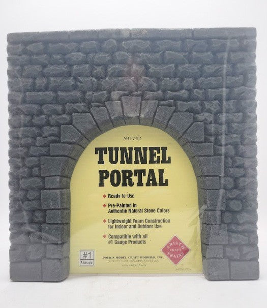 Aristo-Craft ART-7401 #1 Gauge Ready to Use Pre-Painted Tunnel Portal