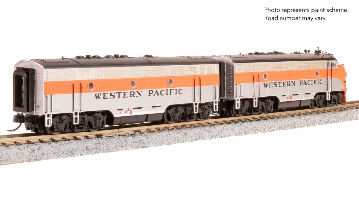 Broadway Limited 9286 N WP EMD F7B Diesel Locomotive No-Sound/DCC-Ready #916-C