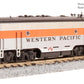 Broadway Limited 9286 N WP EMD F7B Diesel Locomotive No-Sound/DCC-Ready #916-C