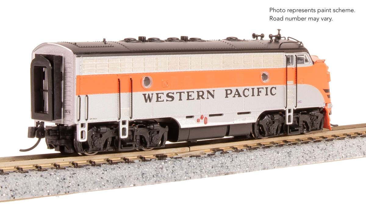 Broadway Limited 9286 N WP EMD F7B Diesel Locomotive No-Sound/DCC-Ready #916-C