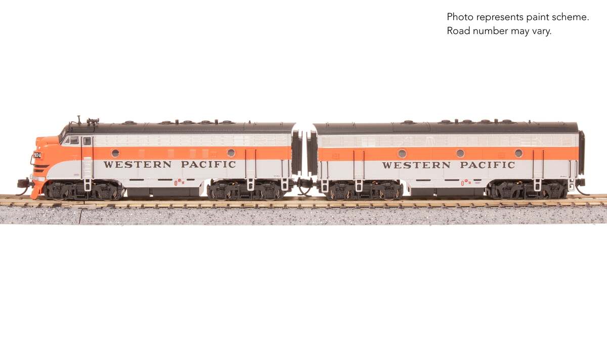 Broadway Limited 9286 N WP EMD F7B Diesel Locomotive No-Sound/DCC-Ready #916-C