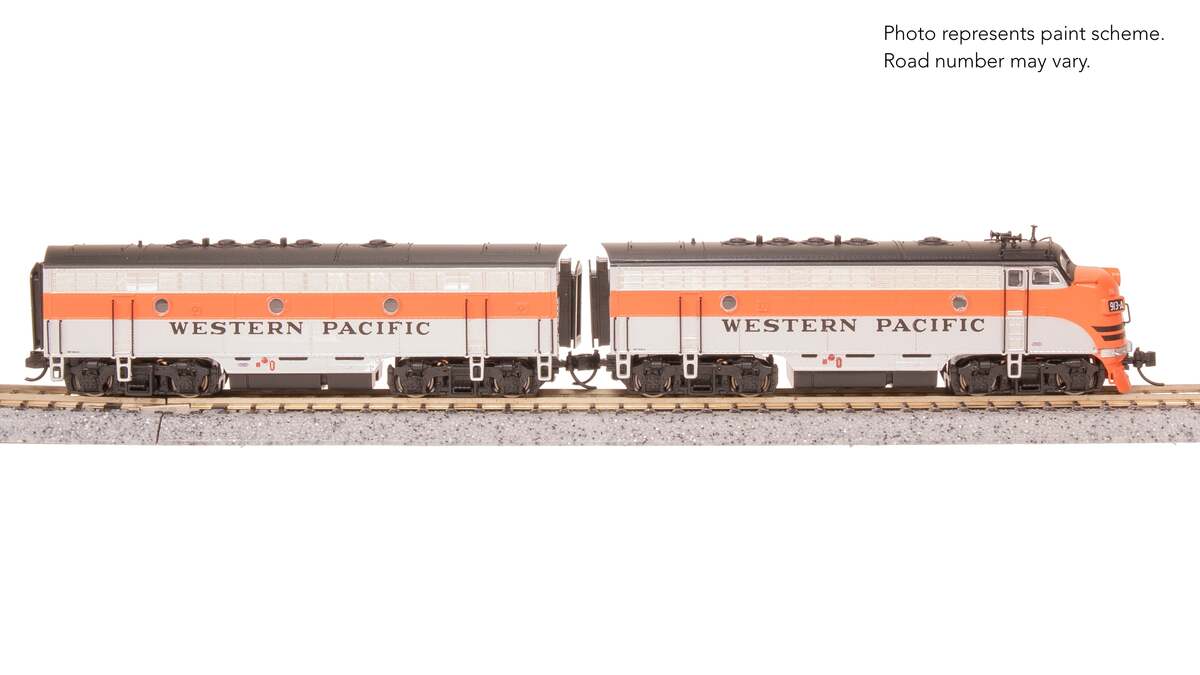 Broadway Limited 9286 N WP EMD F7B Diesel Locomotive No-Sound/DCC-Ready #916-C