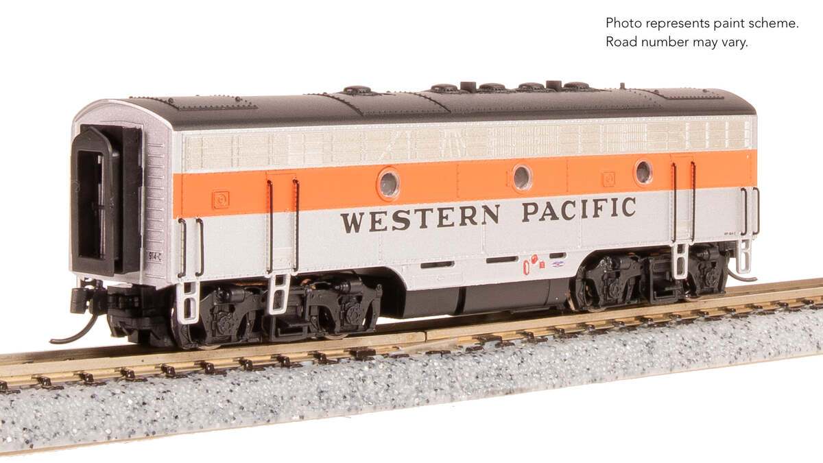 Broadway Limited 9286 N WP EMD F7B Diesel Locomotive No-Sound/DCC-Ready #916-C