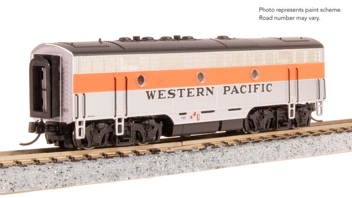 Broadway Limited 9286 N WP EMD F7B Diesel Locomotive No-Sound/DCC-Ready #916-C