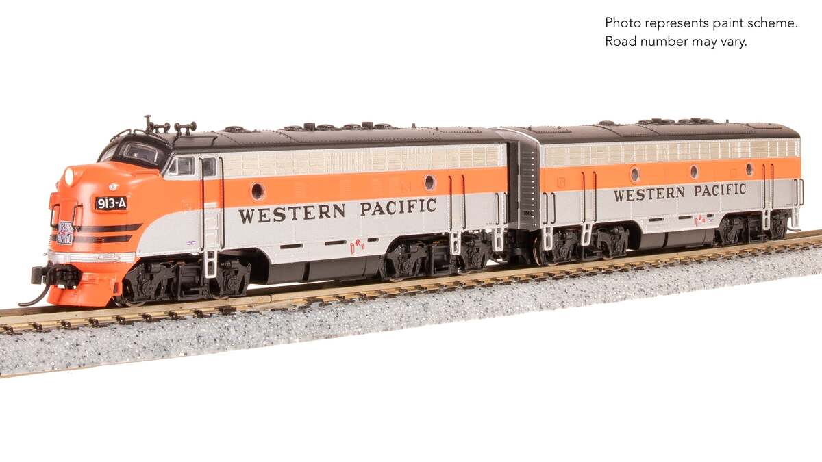 Broadway Limited 9286 N WP EMD F7B Diesel Locomotive No-Sound/DCC-Ready #916-C