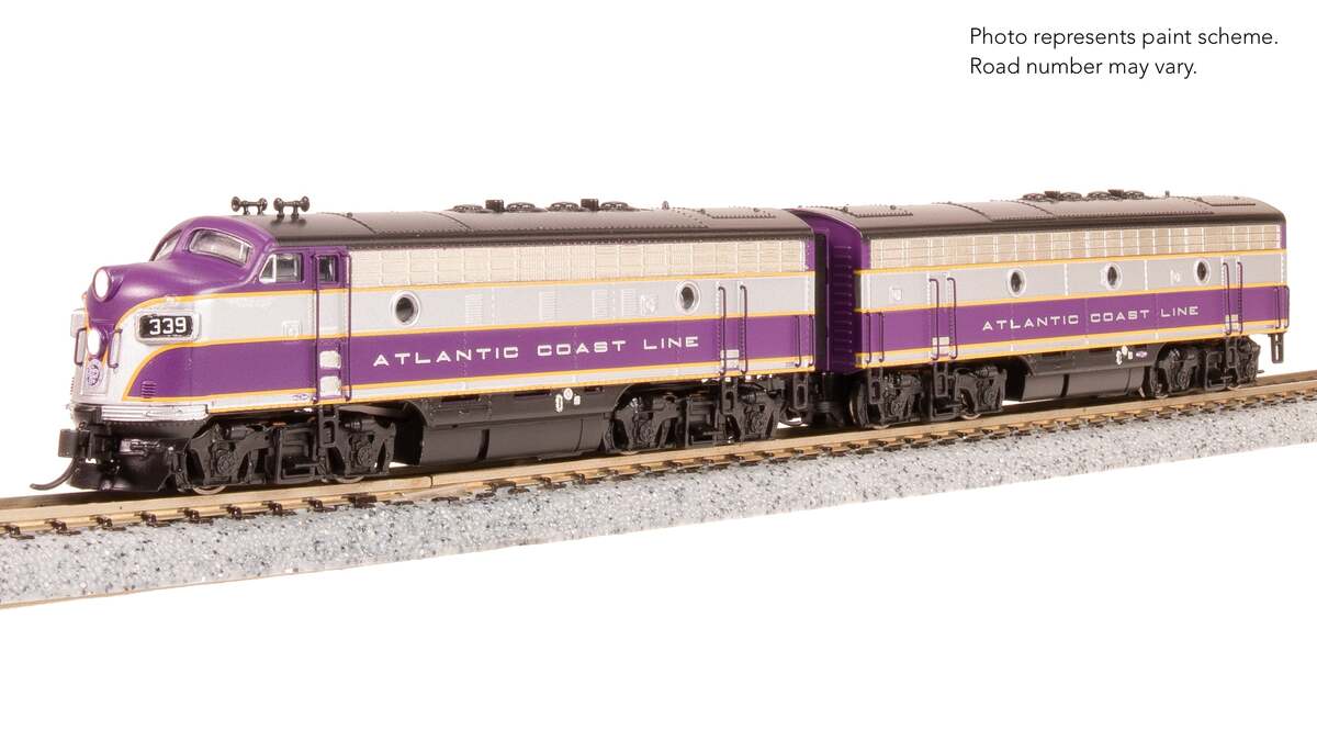 Broadway Limited 9221 N ACL EMD F3B Diesel Locomotive No-Sound/DCC-Ready #343B